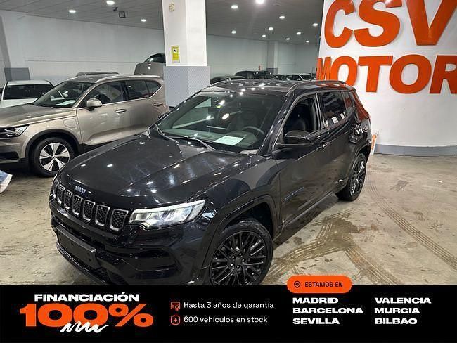 Negro Usado 2021 Jeep Compass SUV | 17.850 € (Precio justo) - Imagen 1/4