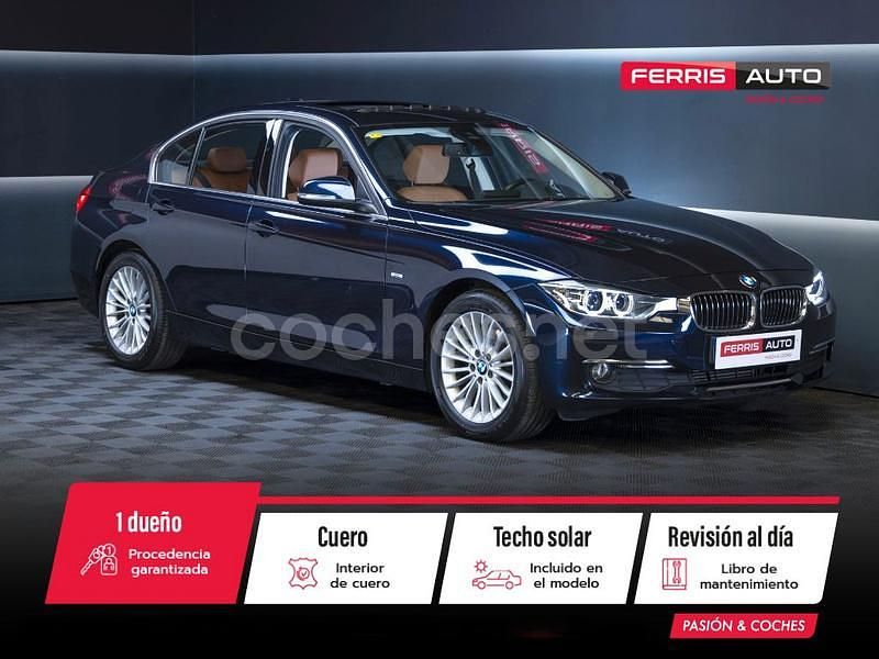 Usado BMW 320 Luxury Line 184 CV (135 kW) 2012 Azul Berlina