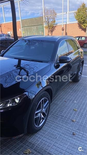 Usado Mercedes GLC220 170 CV (125 kW) 2018 Negro SUV