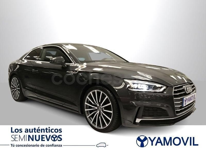 Usado Audi A5 S-Line 190 CV (139 kW) 2017 Gris Coupe