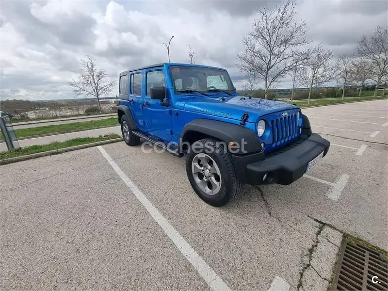 Usado Jeep Wrangler Unlimited Rubicon 200 CV (147 kW) 2016 Azul SUV