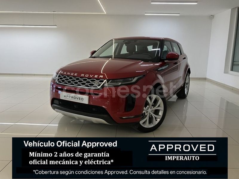 Rojo Usado 2022 Land Rover Range Rover evoque SE SUV | 38.900 € (Precio justo) - Imagen 1/4