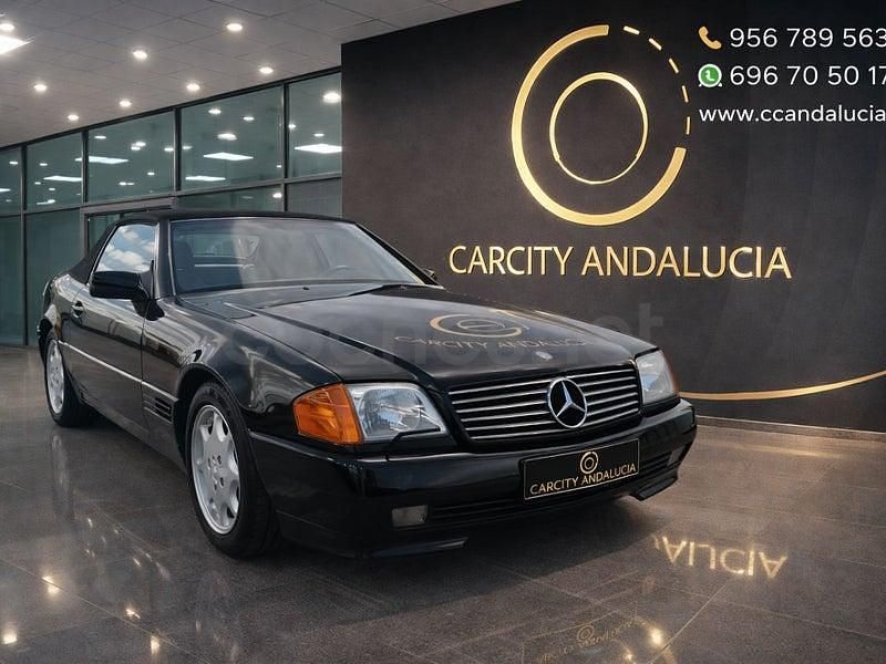 Usado Mercedes SL320 231 CV (169 kW) 1993 Negro Descapotable
