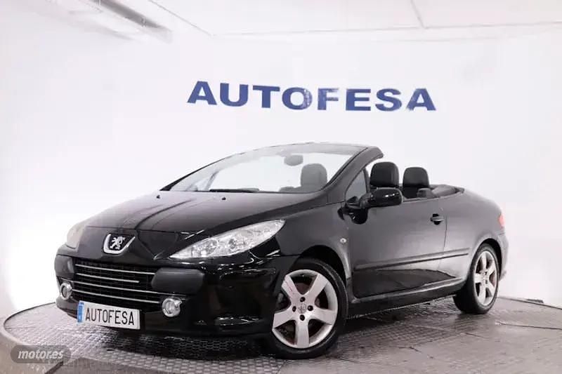 Negro Usado 2008 Peugeot 307 CC Descapotable | 5250 € (Precio justo) - Imagen 1/4
