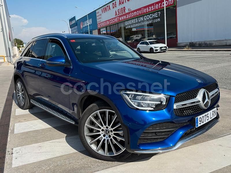Azul Usado 2021 Mercedes GLC200 SUV | 36.500 € (Precio justo) - Imagen 1/4