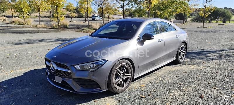 Usado Mercedes CLA220 190 CV (139 kW) 2020 Gris / plata Berlina