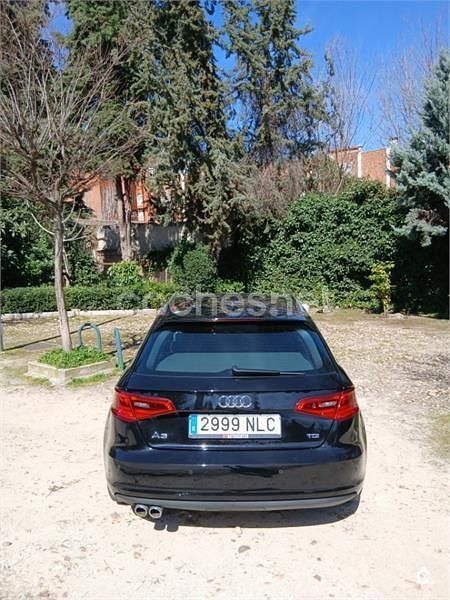 Usado Audi A3 150 CV (110 kW) 2016 Negro Berlina