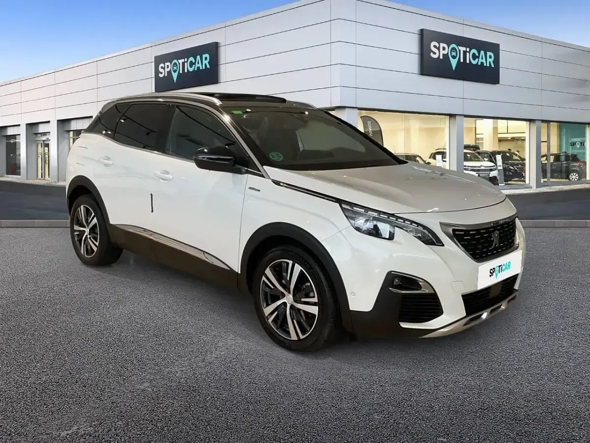 Usado Peugeot 3008 GT-line 130 CV (95 kW) 2018 Blanco SUV