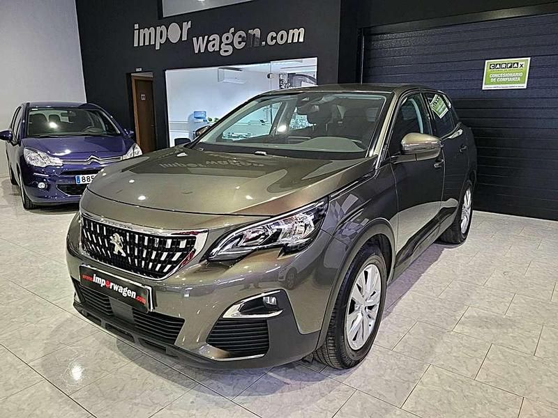 Negro Usado 2018 Peugeot 3008 Active SUV | 15.900 € (Buen precio) - Imagen 1/4