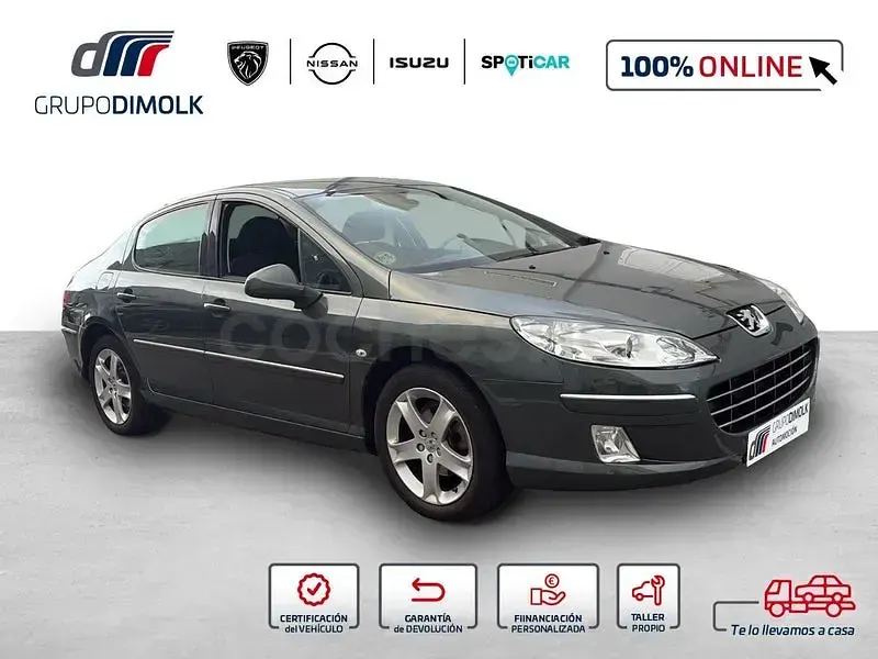 Usado Peugeot 407 Sport 140 CV (102 kW) 2009 Gris / plata Berlina