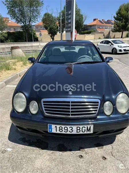Usado Mercedes CLK200 Elegance 163 CV (119 kW) 2001 Azul Coupe
