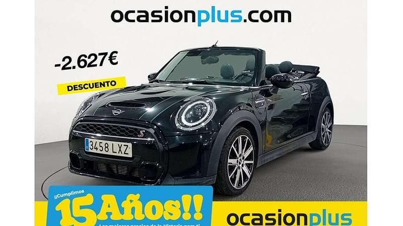 Negro Usado 2022 Mini Cooper S Cabriolet Descapotable | 26.273 € (Precio justo) - Imagen 1/4