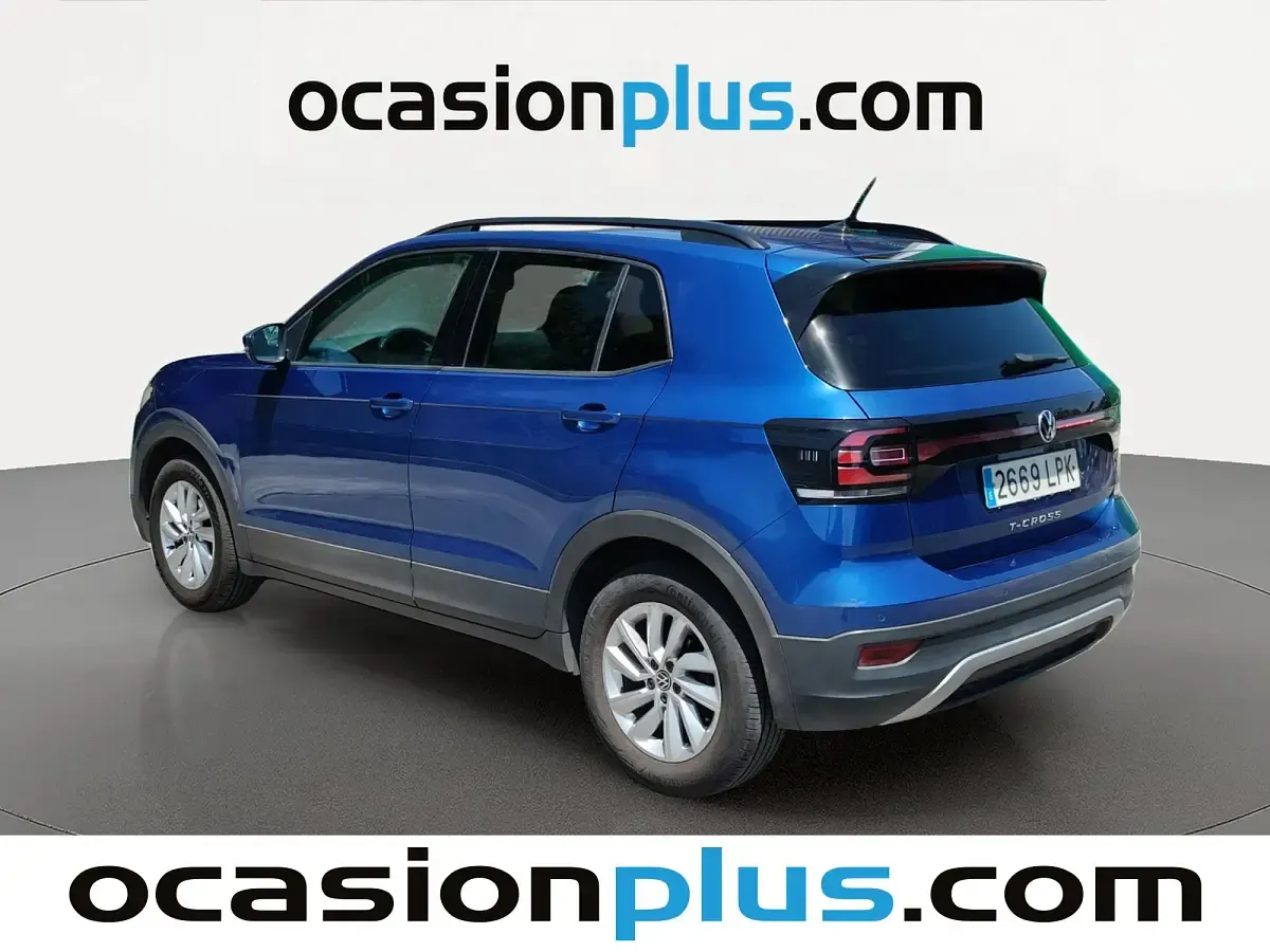 Usado VW T-Cross Advance 110 CV (80 kW) 2021 Azul SUV