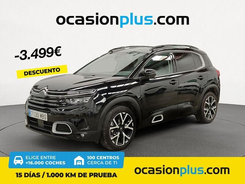 Negro Usado 2022 Citroën C5 Aircross PureTech SUV | 20.890 € (Un poco caro) - Imagen 1/4