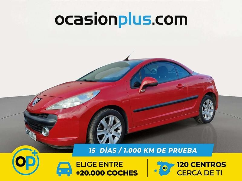 Rojo Usado 2008 Peugeot 207 Descapotable | 6200 € - Imagen 1/4