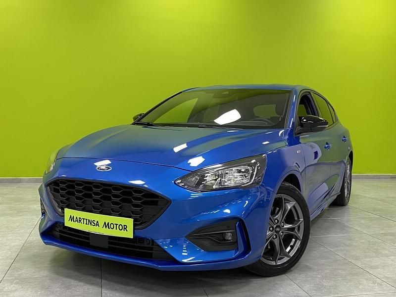 Azul Usado 2023 Ford Focus ST-Line Berlina | 21.800 € (Precio justo) - Imagen 1/4