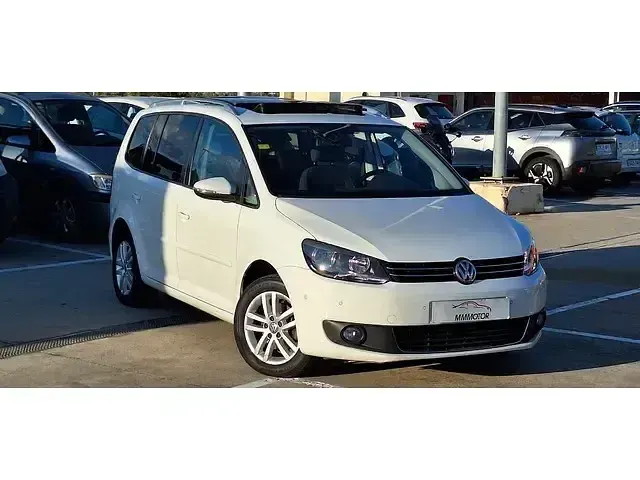 Begagnad VW Touran Edition 105 HK (77 kW) 2013 Vit Minibuss