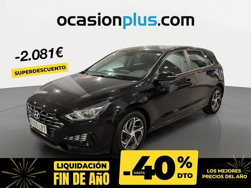 Negro Usado 2021 Hyundai i30 Berlina | 15.090 € (Precio justo) - Imagen 1/4