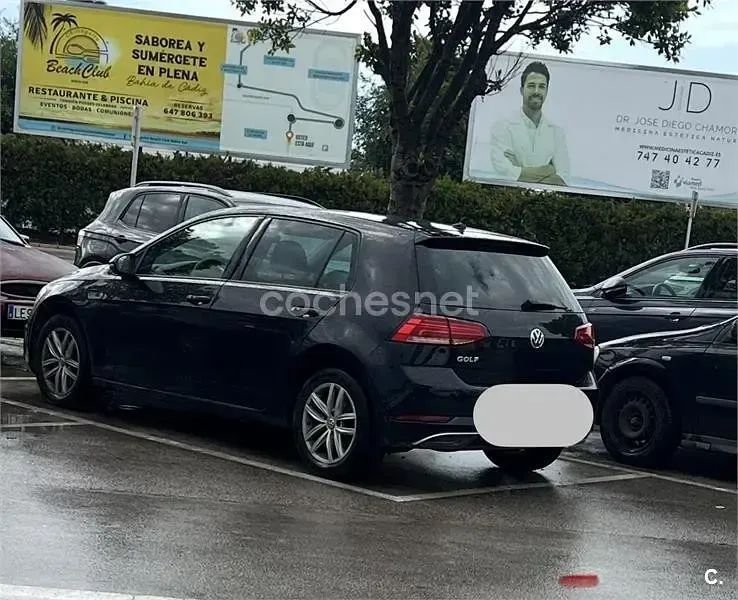 Usado VW Golf VII Sportline 150 CV (110 kW) 2019 Negro Berlina