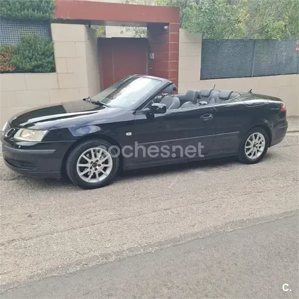 Usado Saab 9-3 Linear 150 CV (110 kW) 2007 Negro Descapotable