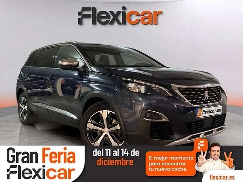 Azul Usado 2018 Peugeot 5008 GT-line SUV | 16.990 € - Imagen 1/4