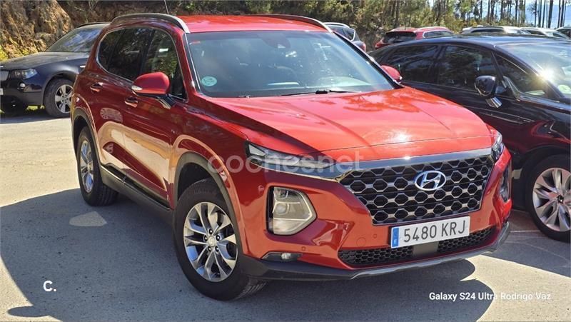 Rojo Usado 2018 Hyundai Santa Fe SUV | 26.499 € (Caro) - Imagen 1/4