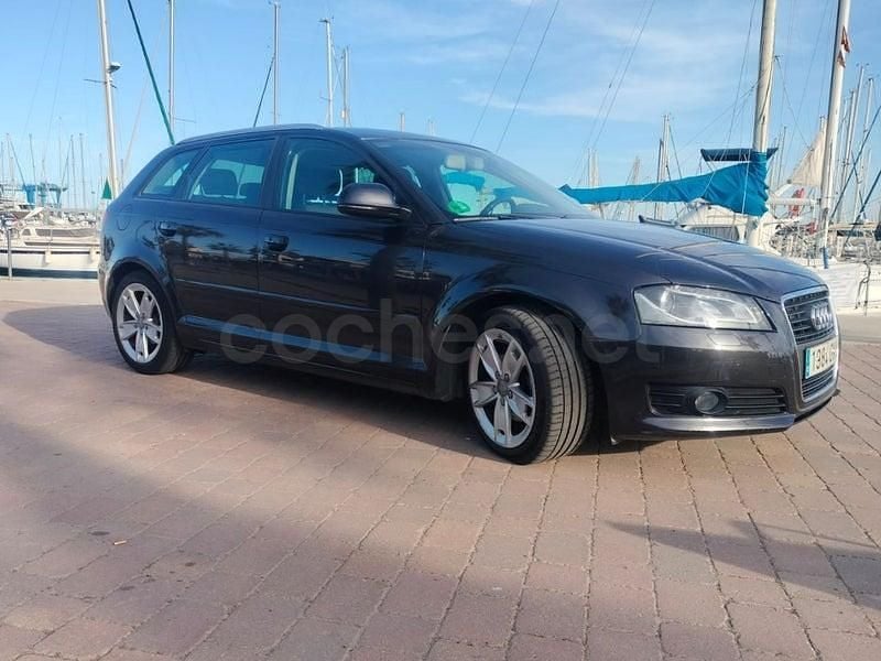 Usado Audi A3 Ambition 160 CV (117 kW) 2009 Negro Utilitario