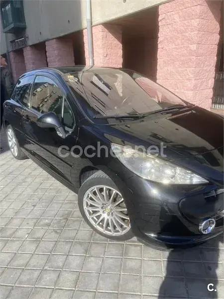 Usado Peugeot 207 Sport 110 CV (80 kW) 2008 Negro Berlina