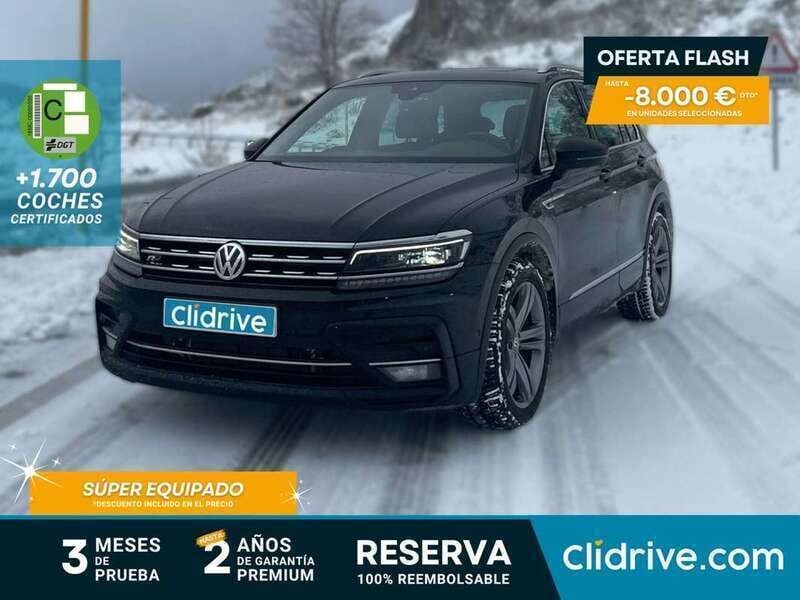 Negro Usado 2020 VW Tiguan Sportline SUV | 27.990 € (Precio justo) - Imagen 1/3