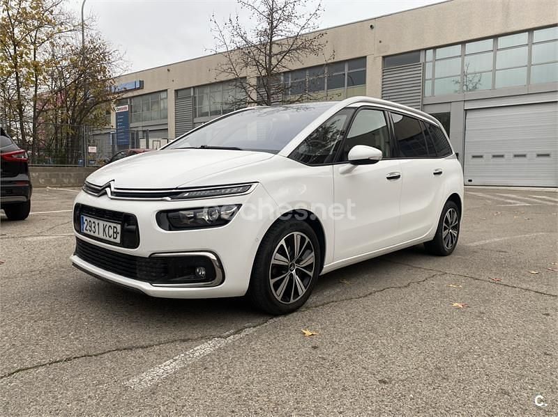 Blanco Usado 2017 Citroën Grand C4 Picasso Shine Monovolumen | 12.999 € (Precio justo) - Imagen 1/4