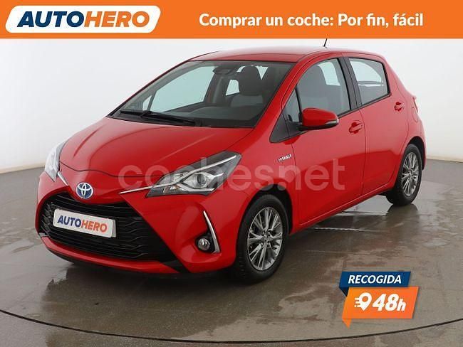 Rojo Usado 2018 Toyota Yaris Hybrid Active Berlina | 16.399 € (Precio justo) - Imagen 1/3