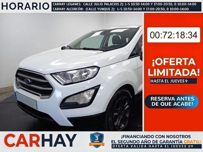Usado Ford Ecosport Trend 100 CV (73 kW) 2021 Blanco SUV
