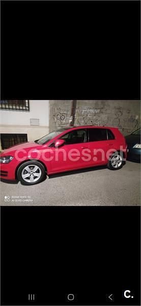 Usado VW Golf VII Sportline 150 CV (110 kW) 2014 Rojo Familiar