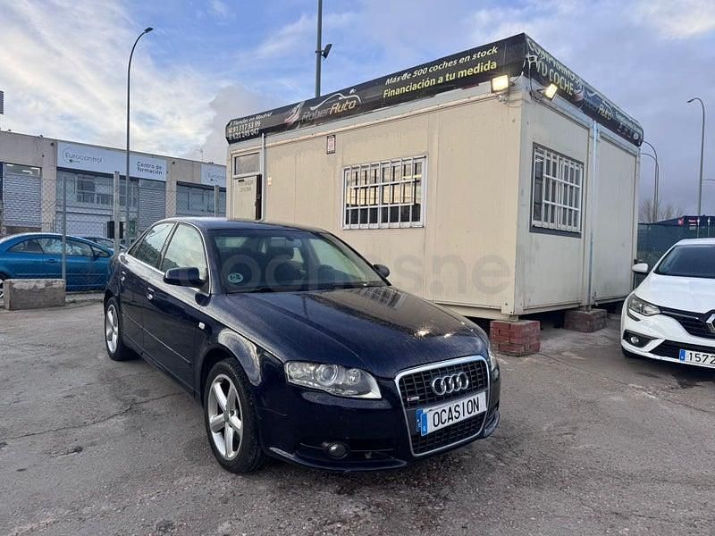 Usado Audi A4 S-Line 233 CV (171 kW) 2007 Negro Berlina