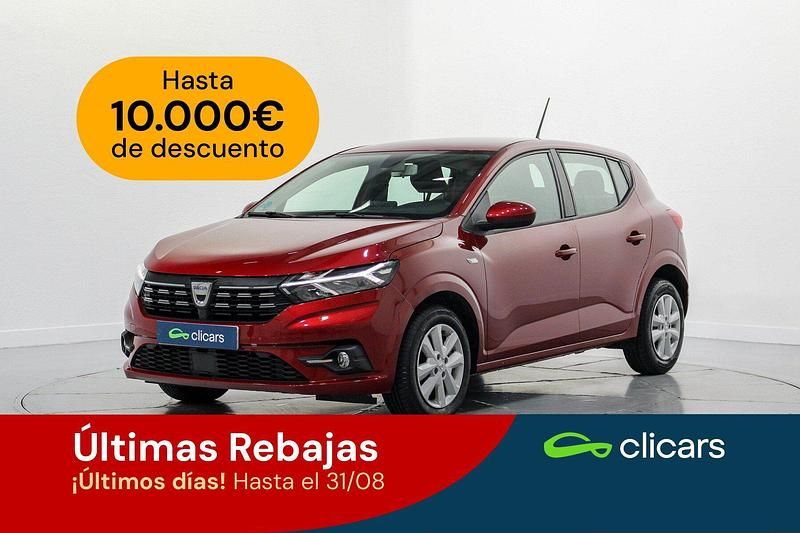 Rojo Usado 2022 Dacia Sandero Comfort Utilitario | 11.690 € - Imagen 1/4