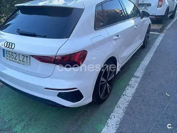 Usado Audi A3 110 CV (80 kW) 2022 Blanco Berlina