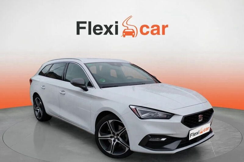 Blanco Usado 2021 Seat Leon FR Familiar | 17.790 € (Precio justo) - Imagen 1/4