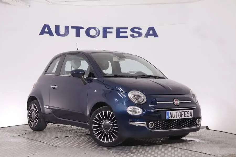 Usado Fiat 500 Lounge 69 CV (50 kW) 2019 Azul Utilitario