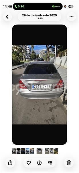 Usado Mercedes C180 Elegance 143 CV (105 kW) 2003 Gris / plata Berlina