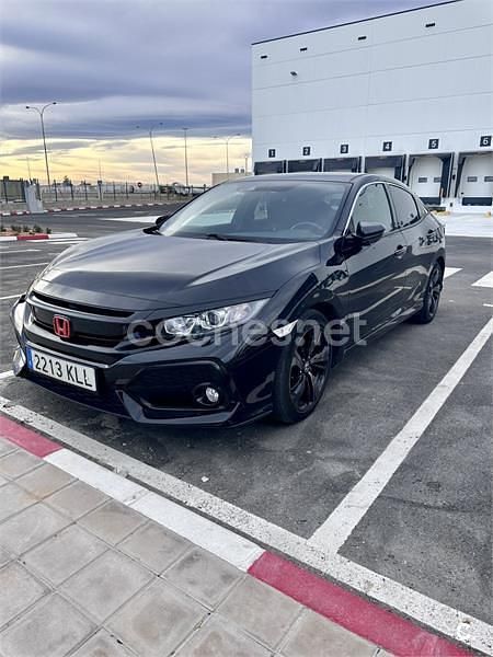 Negro Usado 2018 Honda Civic Elegance Berlina | 16.500 € (Precio justo) - Imagen 1/4