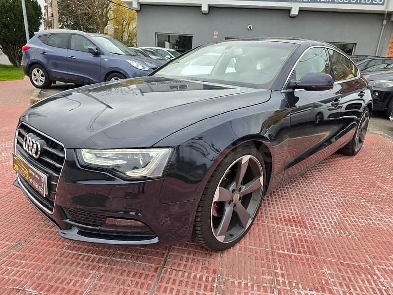 Usado Audi A5 Sportback S-Line 177 CV (130 kW) 2014 Negro Utilitario