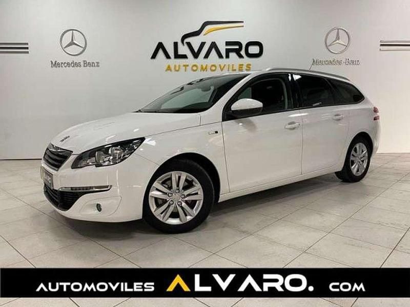Blanco Usado 2017 Peugeot 308 Style Familiar | 8900 € (Precio justo) - Imagen 1/4