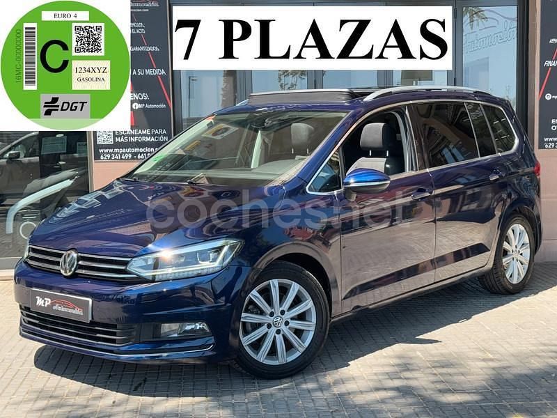 Azul Usado 2017 VW Touran Sport Monovolumen | 18.990 € (Un poco caro) - Imagen 1/4