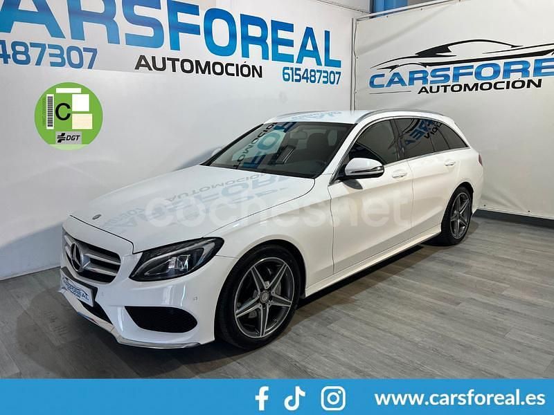 Usado Mercedes C220 Avantgarde 170 CV (125 kW) 2016 Blanco Familiar