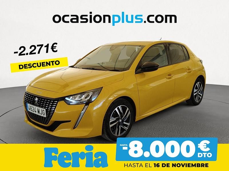 Amarillo Usado 2023 Peugeot 208 Allure Utilitario | 12.550 € (Buen precio) - Imagen 1/4
