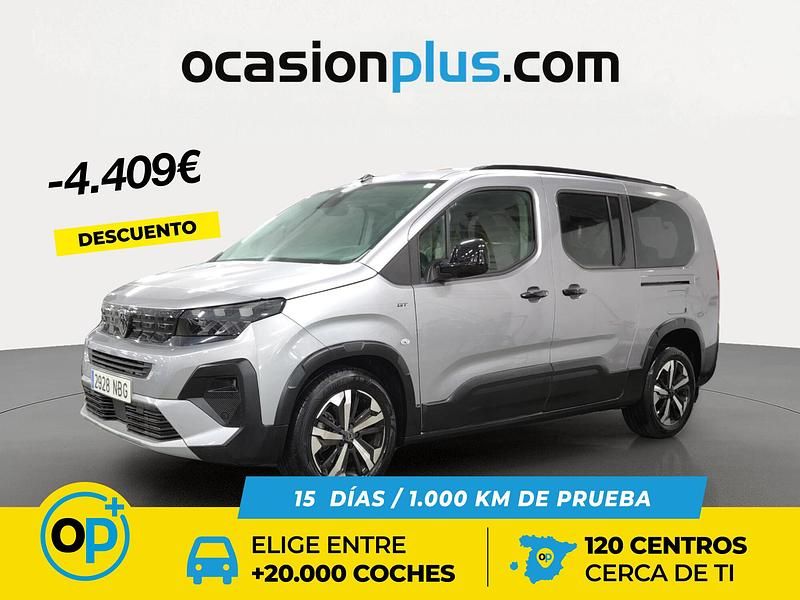 Usado Peugeot Rifter GT 130 CV (95 kW) 2025 Gris / plata Monovolumen