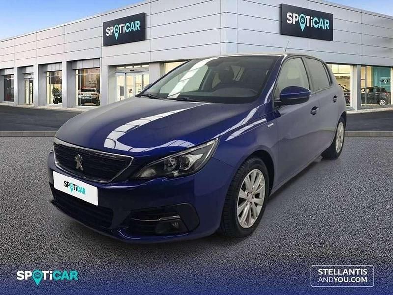 Usado Peugeot 308 Active 99 CV (72 kW) 2020 Azul Utilitario