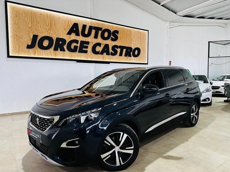 Usado Peugeot 5008 GT-line 130 CV (95 kW) 2019 Azul Monovolumen