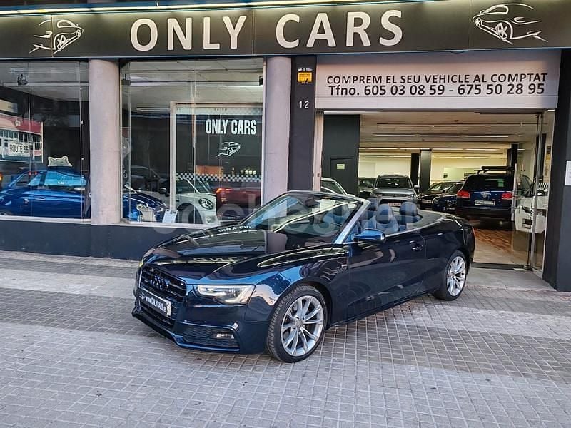 Azul Usado 2014 Audi A5 Cabriolet S-Line Descapotable | 17.500 € (Precio justo) - Imagen 1/4
