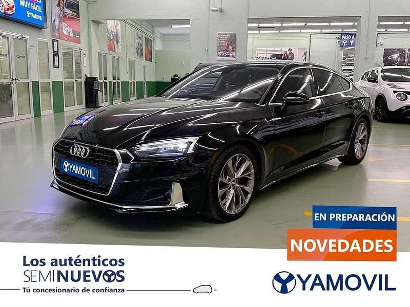 Negro Usado 2020 Audi A5 Sportback Advanced Berlina | 30.450 € (Buen precio) - Imagen 1/4